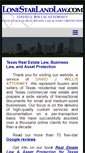 Mobile Screenshot of lonestarlandlaw.com